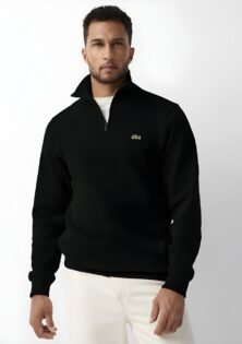 Lacoste - سويت شيرت نص سوسته